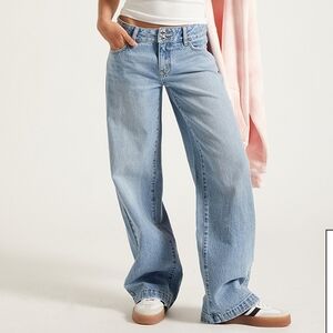 NWT Pac Sun Casey Low Rise Baggy Wide Leg Size 26 Inseam 32"